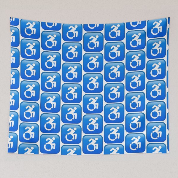 Item preview, Wheelchair Symbol Emoji designed and sold by Popular-Gifts.