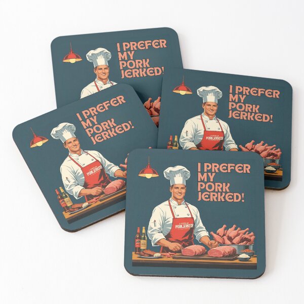 Item preview, I prefer my pork jerked! designed and sold by NicMacTees.