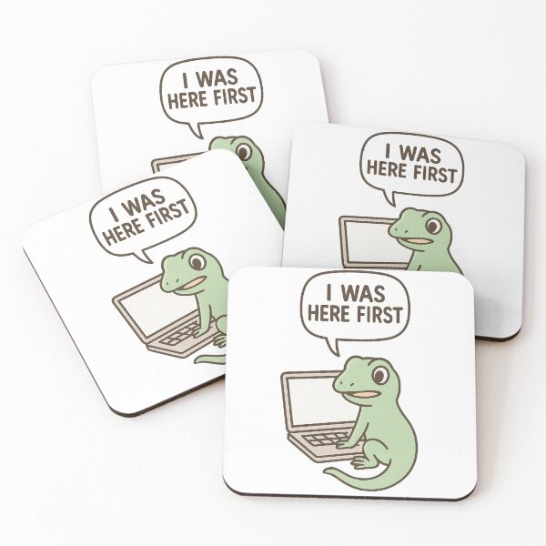 Item preview, Lizard Meme I Was Here First designed and sold by Ketsuruii shop.