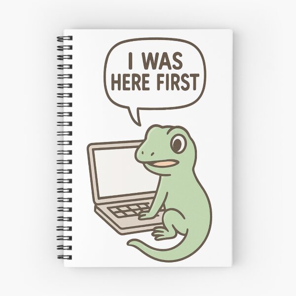 Item preview, Lizard Meme I Was Here First designed and sold by Ketsuruii shop.