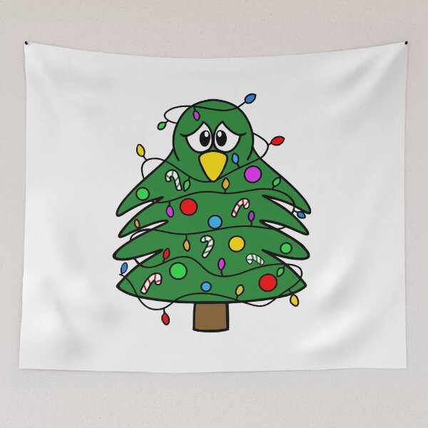 Item preview, Holiday Lights Penguin Christmas Tree designed and sold by Sartoris Art.