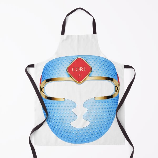 Item preview, Blue LED Face Mask Design – Gold Trim designed and sold by mayadesignshop.