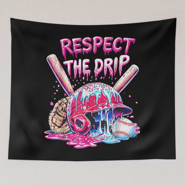 Item preview, Respect The Drip Baseball  For Boys Ice Cream Drip designed and sold by BASKF.