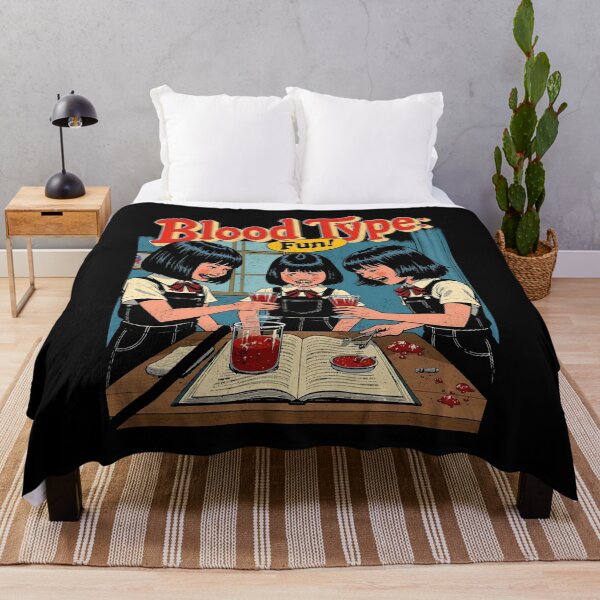 Item preview, Blood Type: Fun! | Funny Vampire Science Art designed and sold by Vintagenaut Co..