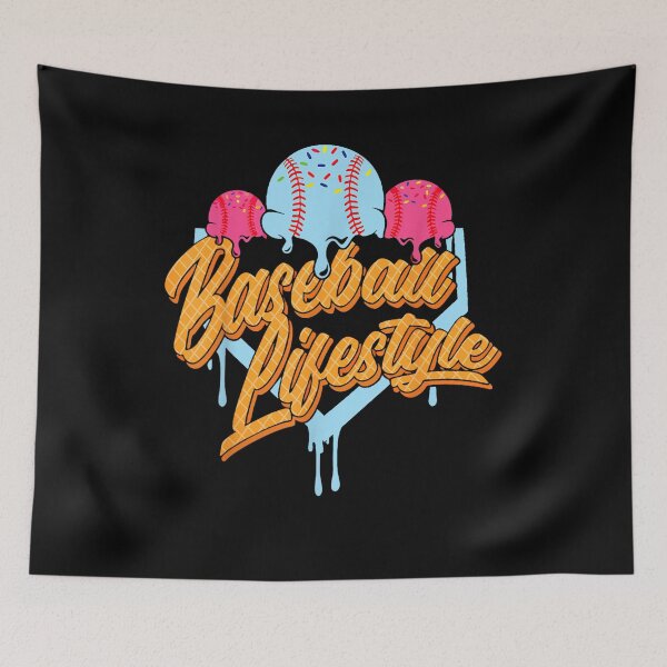 Item preview, Baseball Lifestyle Drip For Boys Ice Cream Drip designed and sold by BASKF.
