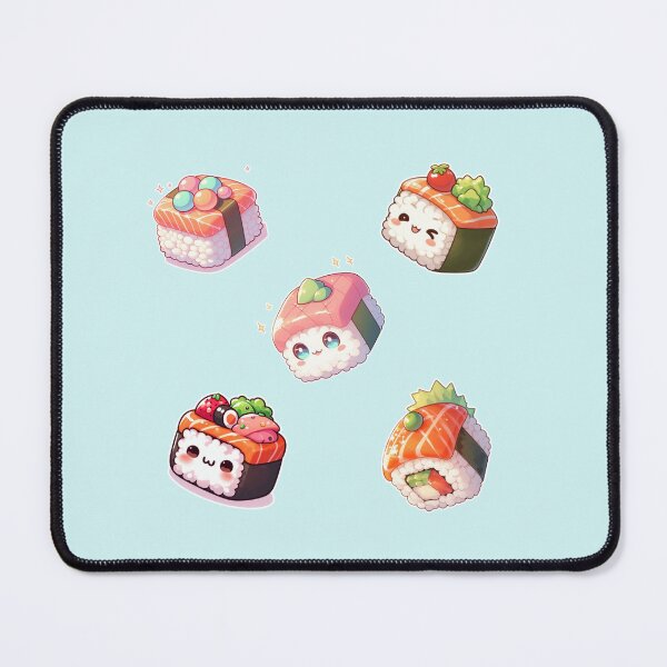 Item preview, Kawaii Sushi Manga Anime – Cute Chibi Japanese Food designed and sold by Sugar Wisdom .