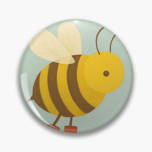 Item preview, Whimsical Bee Art – Cute & Playful Nature Illustration designed and sold by TheContentCouch.