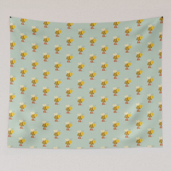 Item preview, Whimsical Bee Art – Cute & Playful Nature Illustration designed and sold by TheContentCouch.