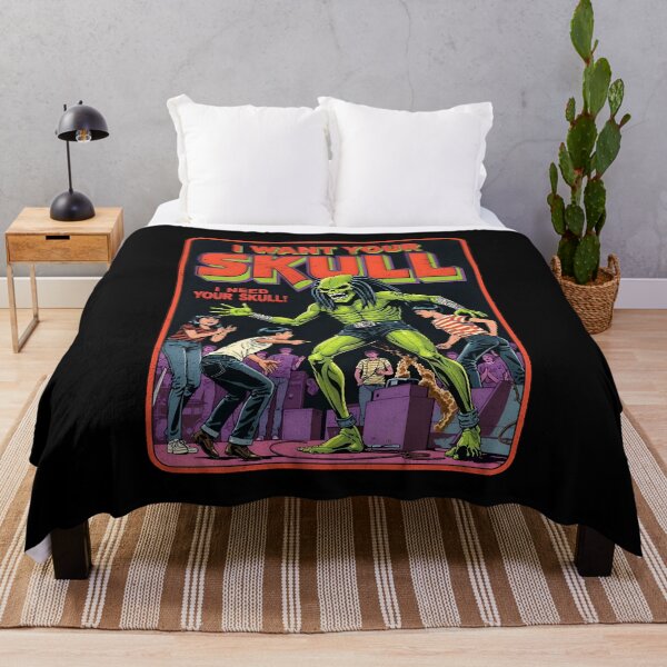 Item preview,  I Want Your Skull | Retro Punk Rock Horror Art designed and sold by Vintagenaut Co..