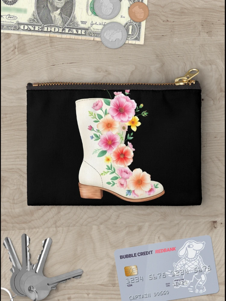 Thumbnail 3 of 4, Zipper Pouch, Spring Boot designed and sold by GraphicsClub.
