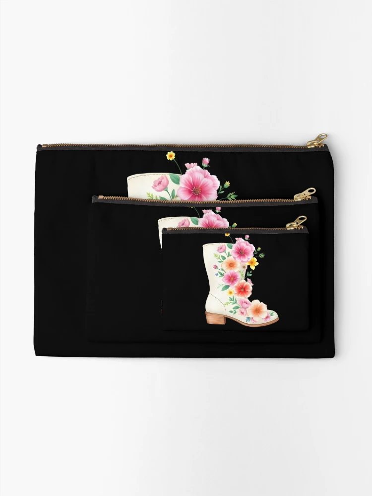 Thumbnail 2 of 4, Zipper Pouch, Spring Boot designed and sold by GraphicsClub.