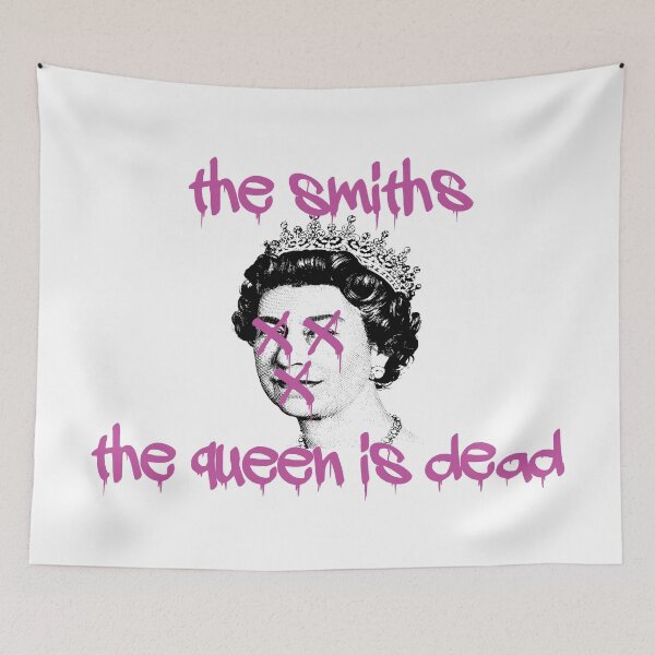 Item preview, The Smiths, The Queen is dead  (pink text) designed and sold by Manchester Design Studio.
