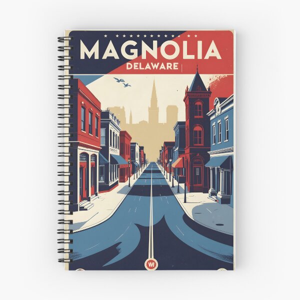 Item preview, Magnolia Delaware USA Vintage Travel Tourism designed and sold by TravelersGems.