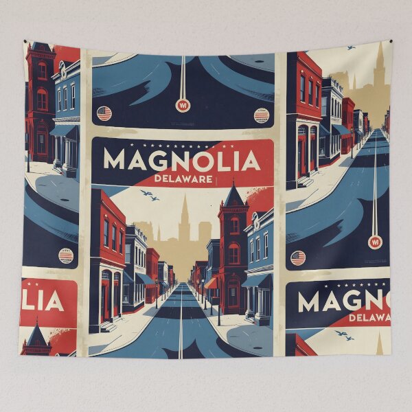 Item preview, Magnolia Delaware USA Vintage Travel Tourism designed and sold by TravelersGems.