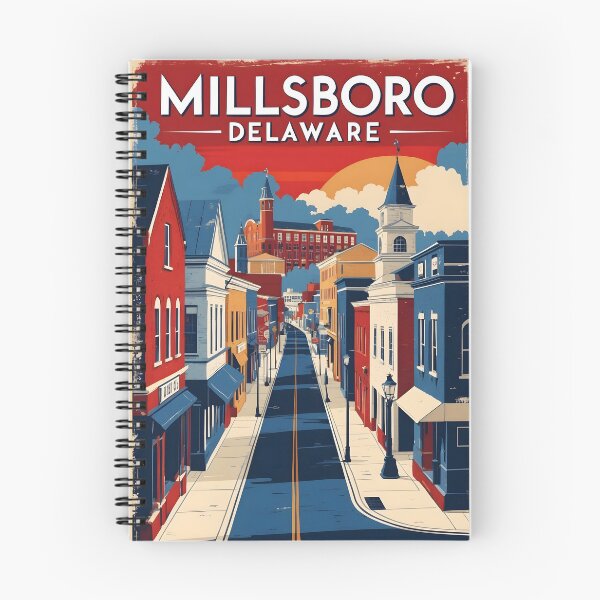 Item preview, Millsboro Delaware USA Vintage Travel Tourism designed and sold by TravelersGems.
