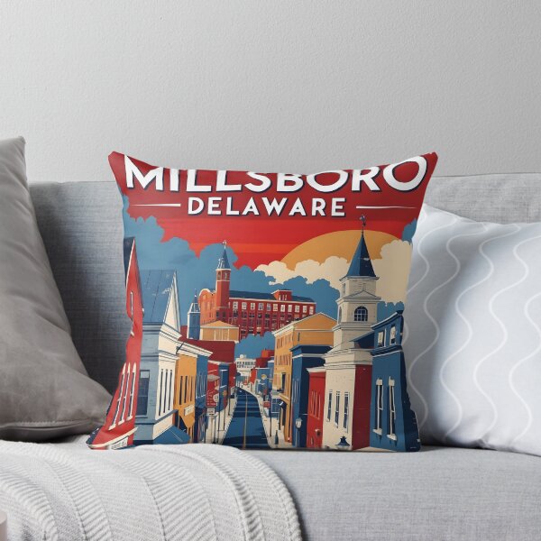 Item preview, Millsboro Delaware USA Vintage Travel Tourism designed and sold by TravelersGems.