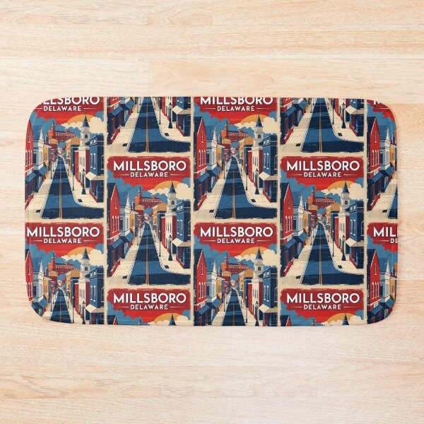 Item preview, Millsboro Delaware USA Vintage Travel Tourism designed and sold by TravelersGems.