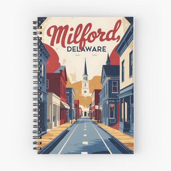 Item preview, Milford Delaware USA Vintage Travel Tourism designed and sold by TravelersGems.