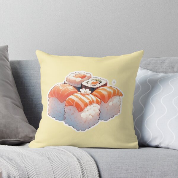Item preview, Kawaii Sushi Manga Anime – Cute Chibi Japanese Food designed and sold by Sugar Wisdom .