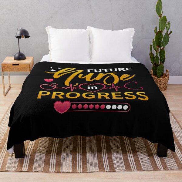 Item preview, Future Nurse in Progress – Inspirational Nursing Student designed and sold by MuniraWearify.