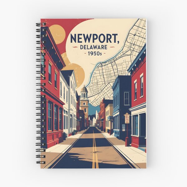 Item preview, Newport Delaware USA Vintage Travel Tourism designed and sold by TravelersGems.