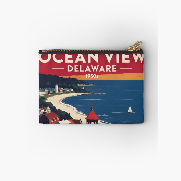 Item preview, Ocean View Delaware USA Vintage Travel Tourism designed and sold by TravelersGems.