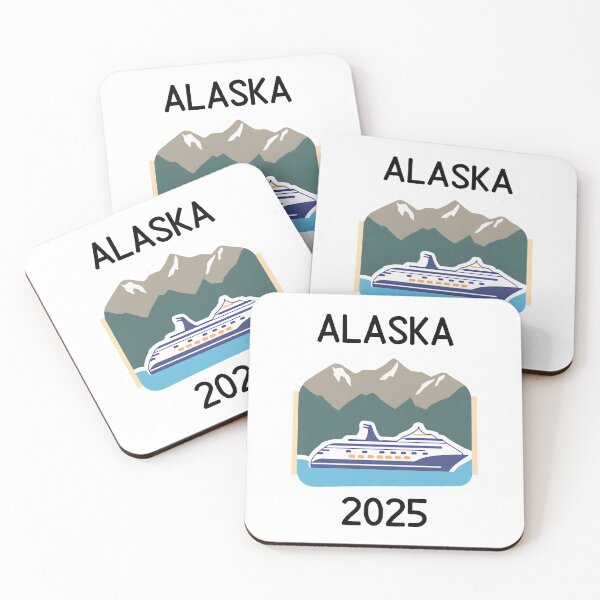 Item preview, Cruise Alaska 2025 with mountains designed and sold by TouchofAlaska.
