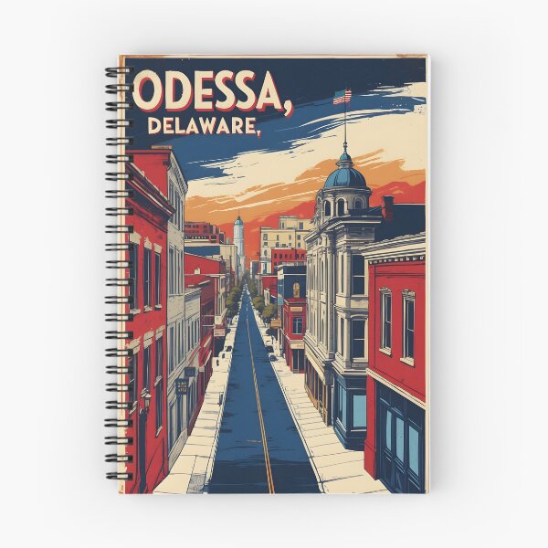 Item preview, Odessa Delaware USA Vintage Travel Tourism designed and sold by TravelersGems.