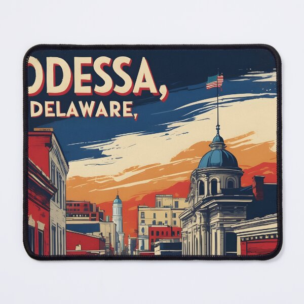 Item preview, Odessa Delaware USA Vintage Travel Tourism designed and sold by TravelersGems.