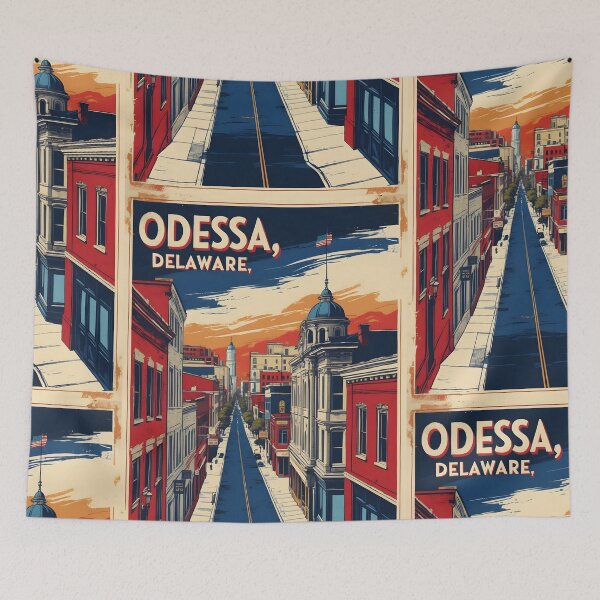 Item preview, Odessa Delaware USA Vintage Travel Tourism designed and sold by TravelersGems.
