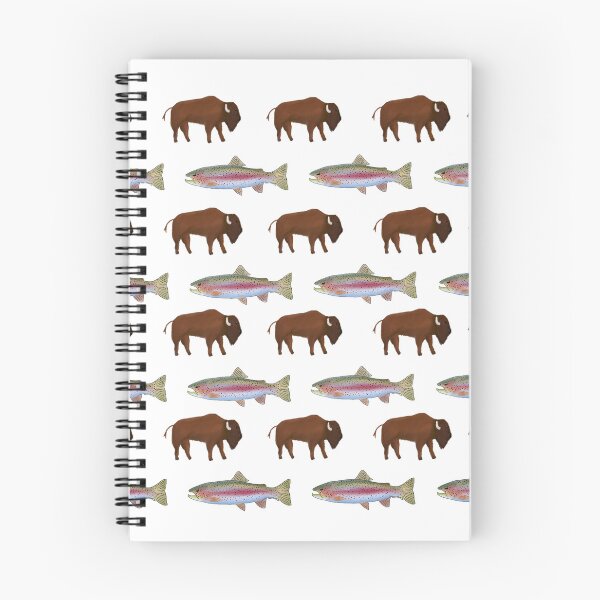Item preview, Bison/Trout Pattern designed and sold by RebbyJDesign.