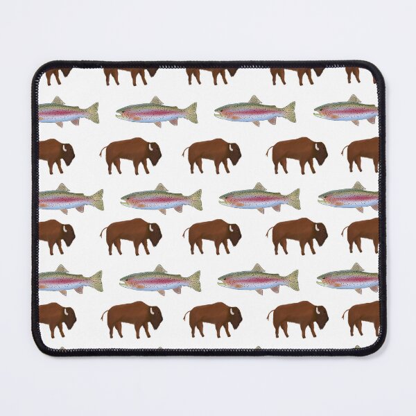 Item preview, Bison/Trout Pattern designed and sold by RebbyJDesign.