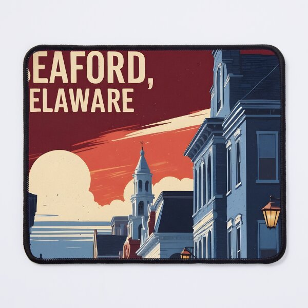 Item preview, Seaford Delaware USA Vintage Travel Tourism designed and sold by TravelersGems.