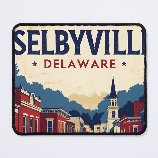 Item preview, Selbyville Delaware USA Vintage Travel Tourism designed and sold by TravelersGems.