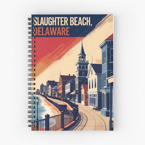 Item preview, Slaughter Beach Delaware USA Vintage Travel Tourism designed and sold by TravelersGems.