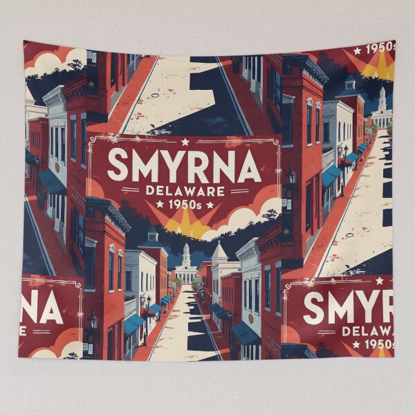 Item preview, Smyrna Delaware USA Vintage Travel Tourism designed and sold by TravelersGems.