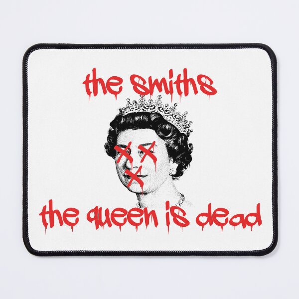 Item preview, The Smiths, The Queen is dead (red text) designed and sold by Manchester Design Studio.