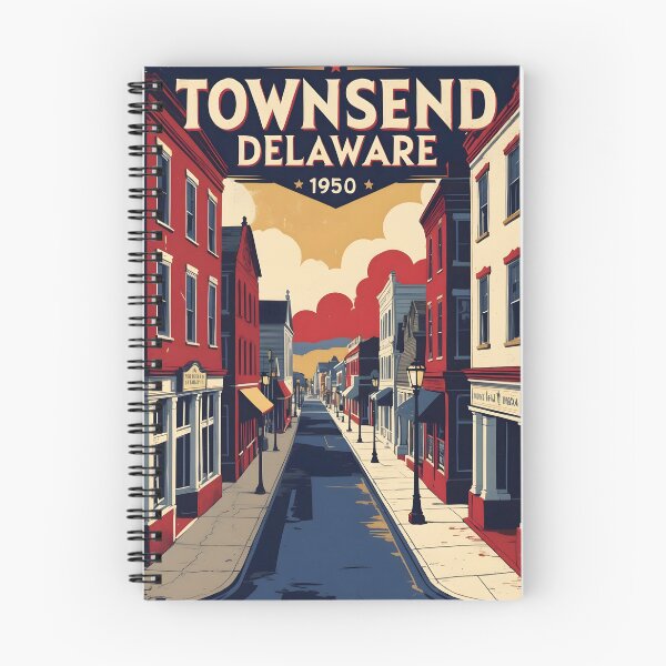Item preview, Townsend Delaware USA Vintage Travel Tourism designed and sold by TravelersGems.