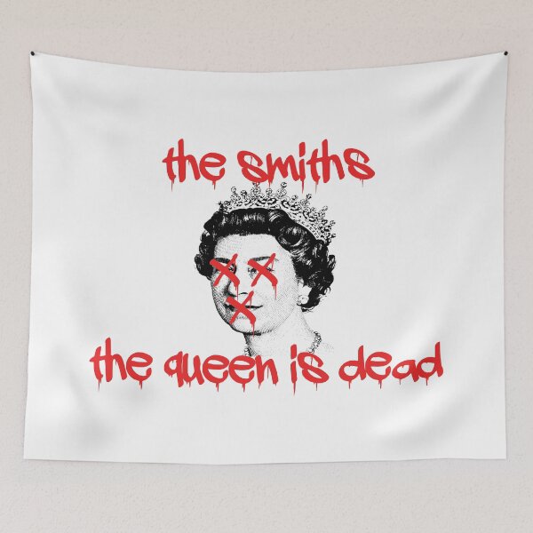 Item preview, The Smiths, The Queen is dead  (red text) designed and sold by Manchester Design Studio.