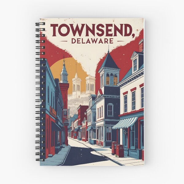 Item preview, Townsend Delaware USA Vintage Travel Tourism 2 designed and sold by TravelersGems.