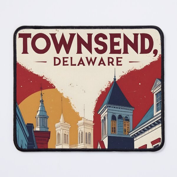 Item preview, Townsend Delaware USA Vintage Travel Tourism 2 designed and sold by TravelersGems.