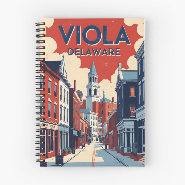 Item preview, Viola Delaware USA Vintage Travel Tourism designed and sold by TravelersGems.