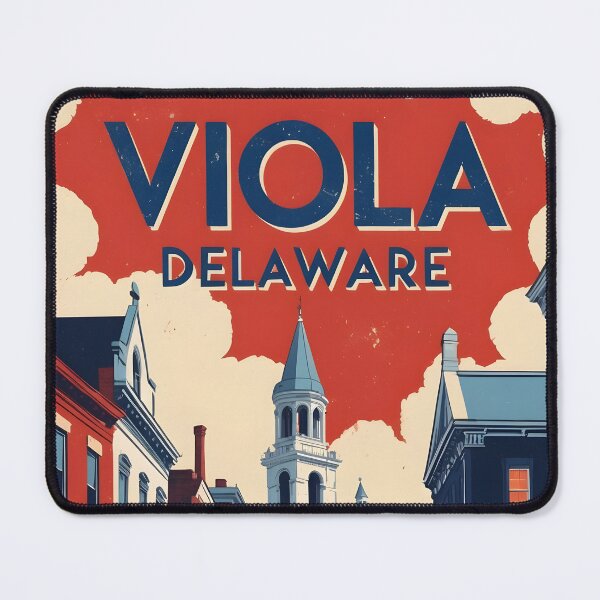 Item preview, Viola Delaware USA Vintage Travel Tourism designed and sold by TravelersGems.
