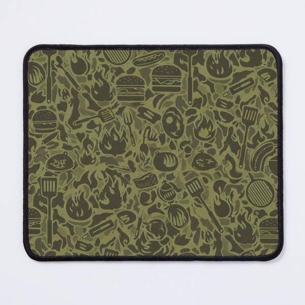 Item preview, Grill Master Burger Camo - BBQ camouflage pattern designed and sold by FoodandFun.