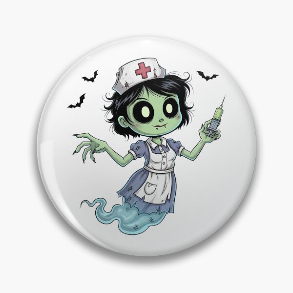 Item preview, Ghost Nurse | Spookily Caring and Whimsically Haunting Medical Graphic designed and sold by Tw1nsAIArt.