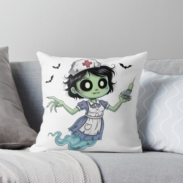 Item preview, Ghost Nurse | Spookily Caring and Whimsically Haunting Medical Graphic designed and sold by Tw1nsAIArt.