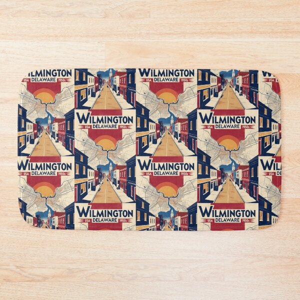 Item preview, Wilmington Delaware USA Vintage Travel Tourism designed and sold by TravelersGems.