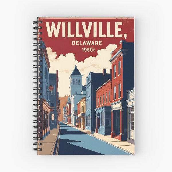 Item preview, Willville Delaware USA Vintage Travel Tourism designed and sold by TravelersGems.