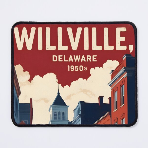 Item preview, Willville Delaware USA Vintage Travel Tourism designed and sold by TravelersGems.
