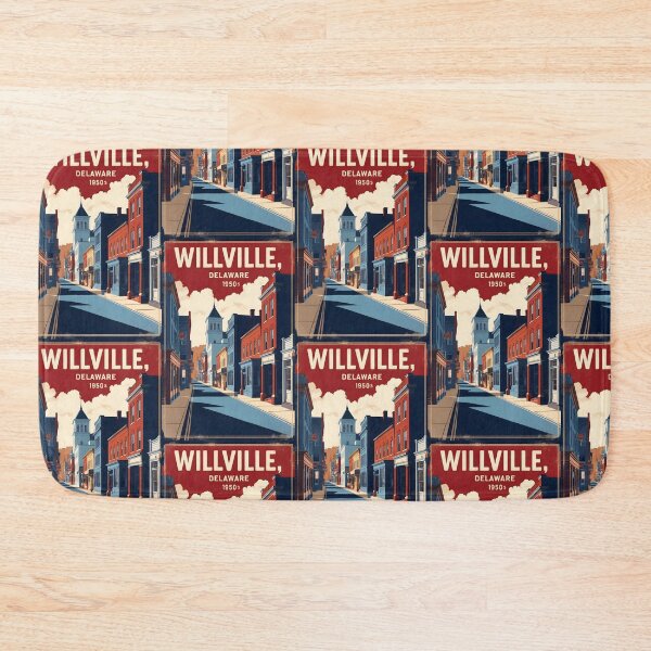 Item preview, Willville Delaware USA Vintage Travel Tourism designed and sold by TravelersGems.